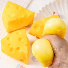 Cheese Shape Stress Relief Squishy Toy