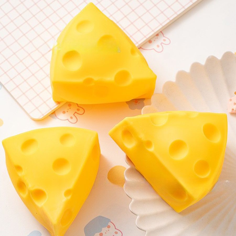 Cheese Shape Stress Relief Squishy Toy
